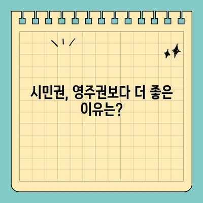 국적, 영주권, 시민권| 차이점 완벽 정리 | 이민, 국적, 시민권, 영주권, 비자