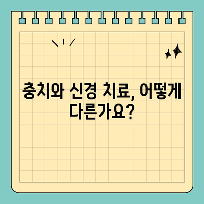 충치와 신경 치료, 헷갈리지 말고 제대로 알아보세요! | 치과, 치료, 차이점, 비용