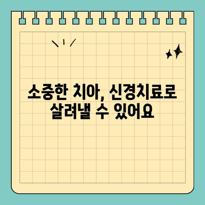 공휴일 치과에서 추천하는 신경치료의 장점 | 통증 완화, 치아 보존, 효과적인 치료