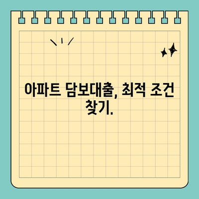 아파트 추가 담보대출 한도 & LTV 비교| 나에게 맞는 조건은? | 주택담보대출, 대출 한도 계산, LTV 규제