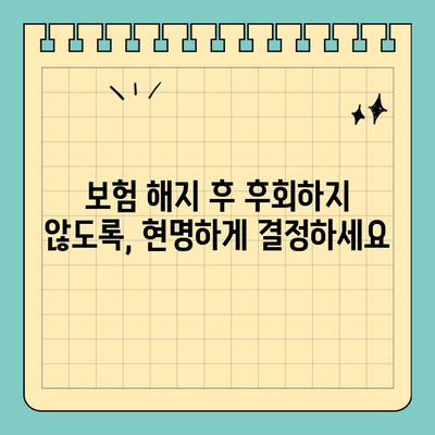 보청기 실비 보험 해지, 이런 실수는 피하세요! | 보험 해지, 주의 사항, 꼼꼼하게 알아보기
