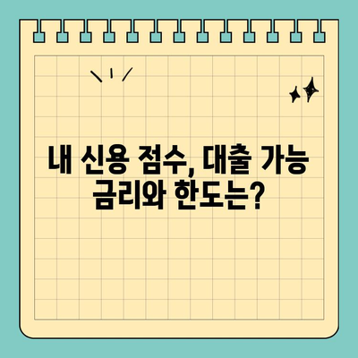 나에게 맞는 개인 신용 대출 찾기| 금리 & 한도 비교 가이드 | 신용대출, 금리 비교, 한도 비교, 대출 추천